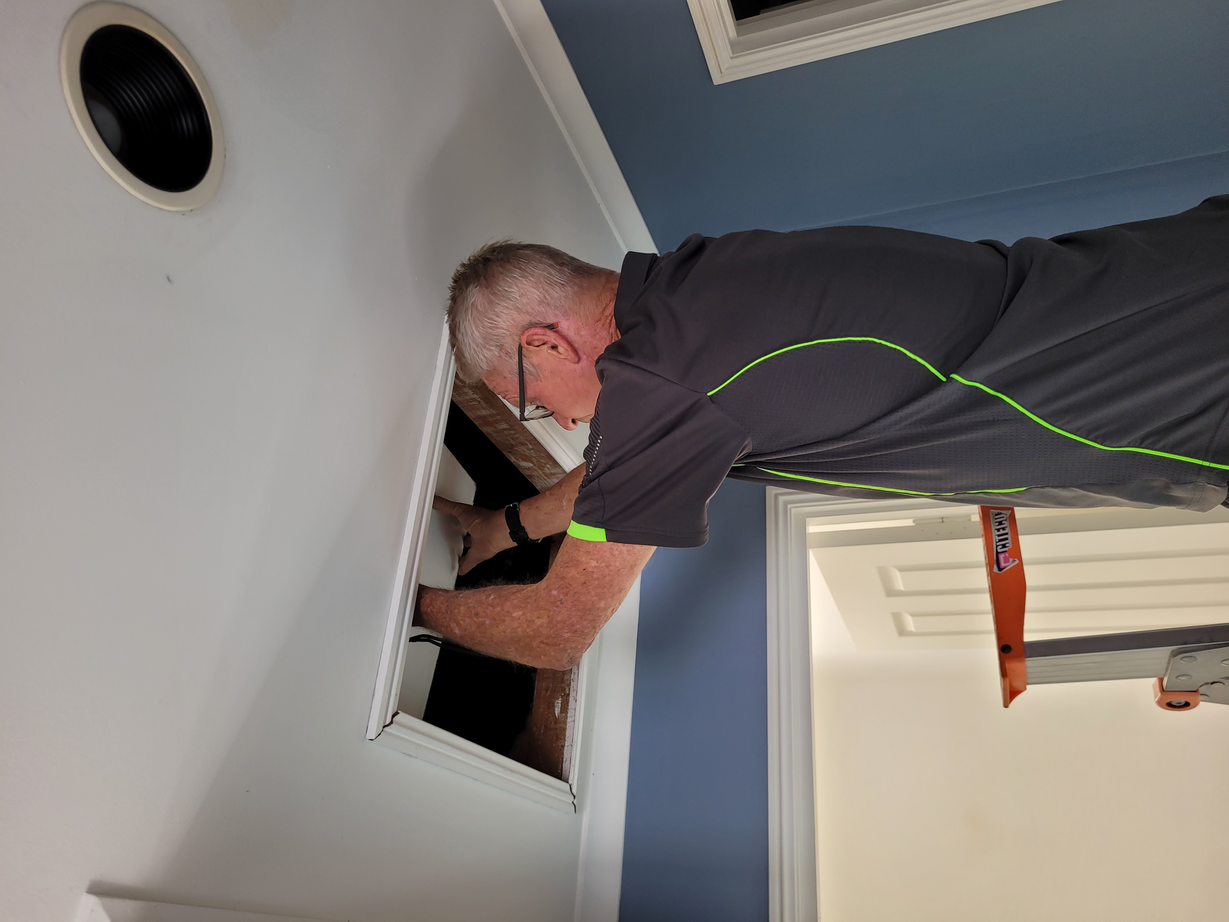 Ceiling Cavity Manhole Entry